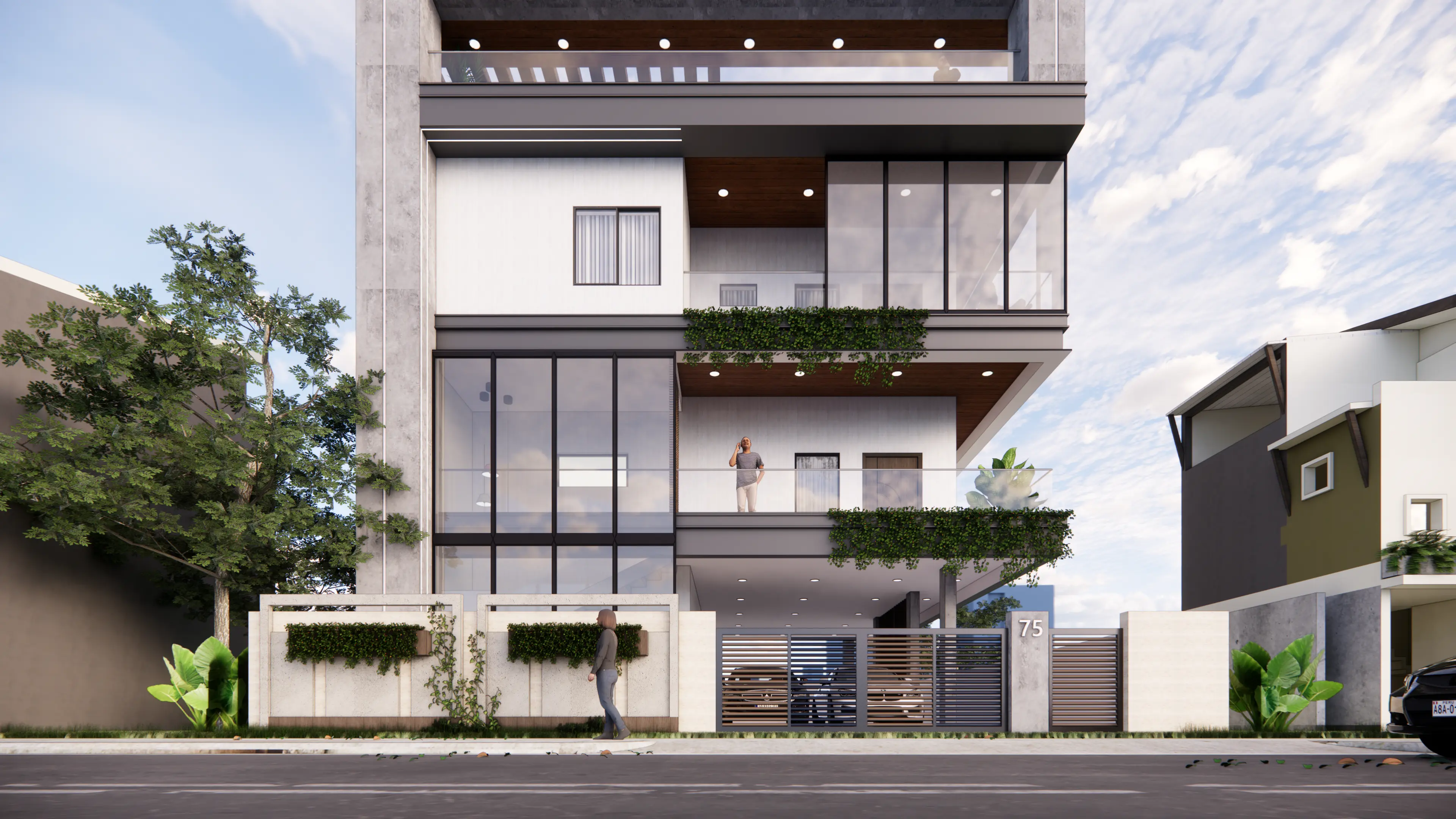 Kavali House — Facade — Elevation